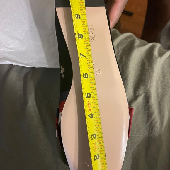 GUCCI Sylvie Bee Velvet Bow Ballet Flat Loafer - Picture 13 of 13